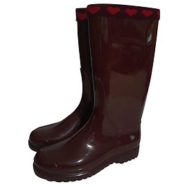 Alberta Ferretti boots Bordeaux