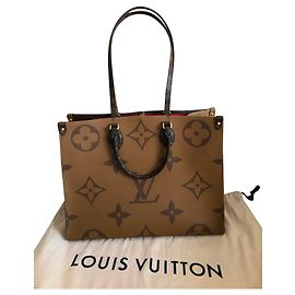 Bolsa Louis Vuitton Onthego Marrom Couro Marrom