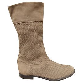 Sartore braided leather boots light brown size 38 Light brown