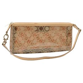 Salvatore Ferragamo Gancini Pouch Beige