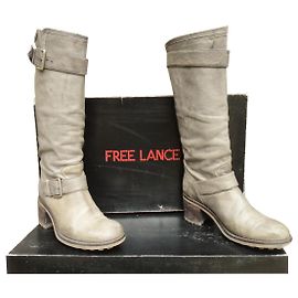 Free Lance Botas Lance gratuitas modelo Bikerwash 7 Hola correa p39 Gris
