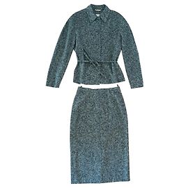 Max Mara Terno de saia Cinza