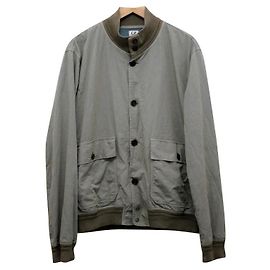 CP Company C.P. Empresa Casaco de algodão FEITO NA ITÁLIA Bege