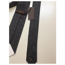 Louis Vuitton-Corbata Vuitton-Gris antracita