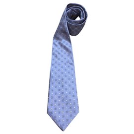 Louis Vuitton Vuitton tie Blue Light blue