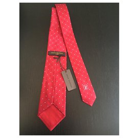 Louis Vuitton-O laço dos homens Vuitton-Vermelho