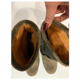 Autre Marque-Ras Ankle Boots-Grey