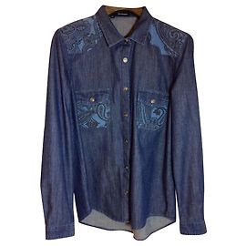Camicia western The Kooples blu cotone Blu