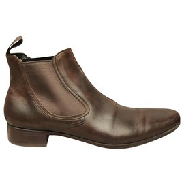Autre Marque-Premiata p chelsea boots 44-Dark brown
