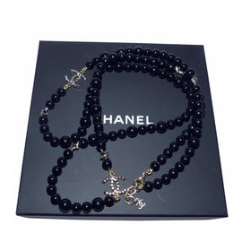 Chanel-Chanel long necklace-Black