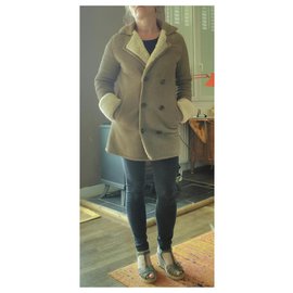 American Retro-Coats, Outerwear-Light brown