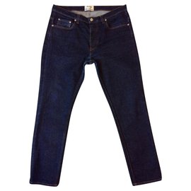 Acne-Blue jeans grezzi-Blu