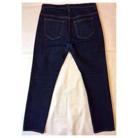 Acne-Raw blue jeans-Blue