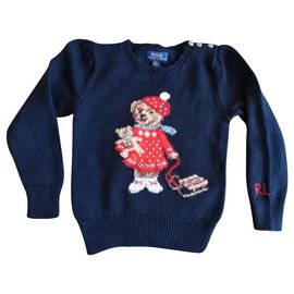 ralph lauren baby bear sweater