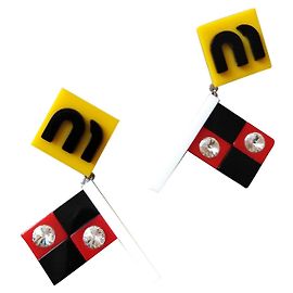 Miu Miu Flags Multicolore