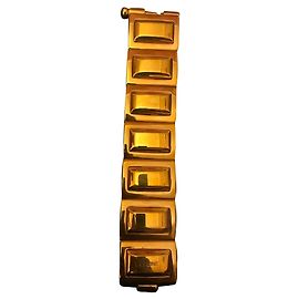 Pulsera Céline dorada chapada en oro Dorado