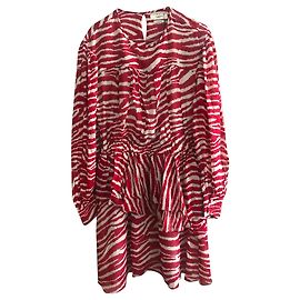 Isabel Marant Vestidos Blanco Roja