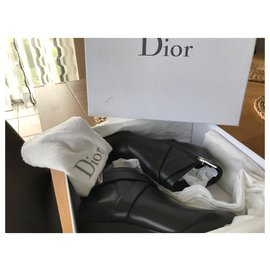 Christian Dior-Bottines-Noir