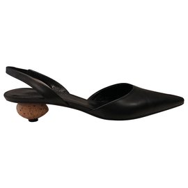 Loewe-Egg heels-Black
