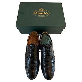Church's Binder Oxford Brogue nero lucido Nero
