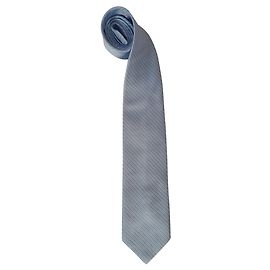 Corbata Ermenegildo Zegna de seda azul con rayas Azul