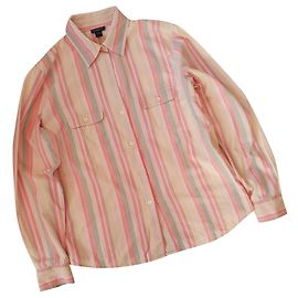 Autre Marque Camisa Gant listrada multicolor em algodão Multicor