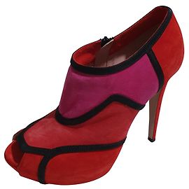 John Richmond Suede Heels Multi Color Size 40 Multiple colors