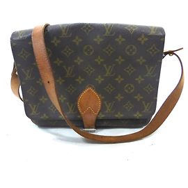 Louis Vuitton CARTOUCHIERE GM MONOGRAM Marron