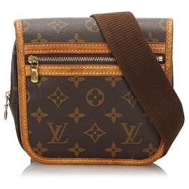 Louis Vuitton-Bolso estilo Louis Vuitton con monograma marrón en el cinturón de Bosphore-Castaño