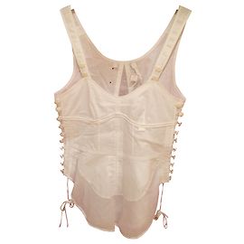 Top Chloé en coton blanc taille 36 Blanc