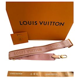Louis Vuitton-Correia de guitarra rosa-Rosa