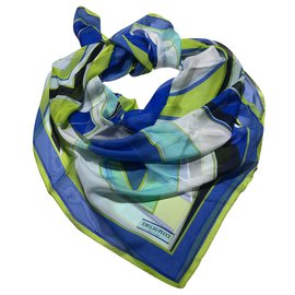 Xale de seda Emilio Pucci Multicor