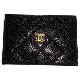 Chanel-Porte carte classique-Noir