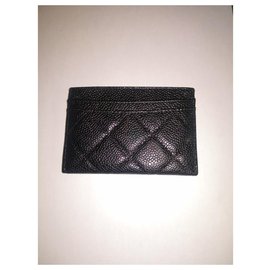 Chanel-Titolare della carta classico-Nero