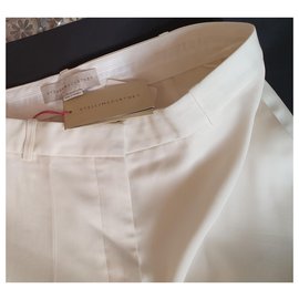 Stella Mc Cartney-calça, leggings-Branco