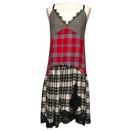 Autre Marque Robe SEMICOUTURE en viscose et acrylique Taille 40 Multicolore