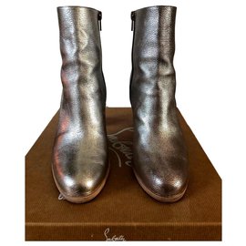Christian Louboutin-Adox 85-Silvery,Beige