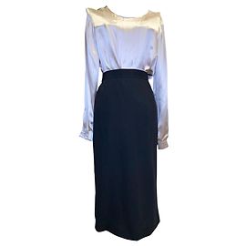 Etienne Aigner vintage 80s skirt Black