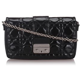 Tracolla a catena Dior Promenade nera Miss Dior Nero