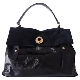 Yves Saint Laurent BORSA A DUE MUSE YVES SAINT-LAURENT Nero