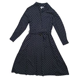 Inès de la Fressange Kleider Weiß Blau