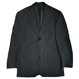 Ermenegildo Zegna Soft blazer jacket dark grey wool Dark grey