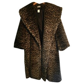 Alaïa-Alaïa coat-Leopard print