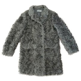Prada fall 2007 runway coat Grey