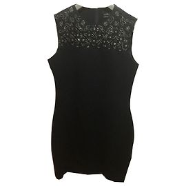 Needle & Thread Vestido adornado a mano Negro