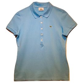 Lacoste-Polo coupe slim-Turquoise