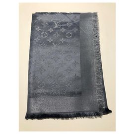 Louis Vuitton-Louis Vuitton monograma Shine Shawl-Outro