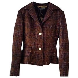 DOLCE & GABBANA Giacca in lana con lamé Multicolore