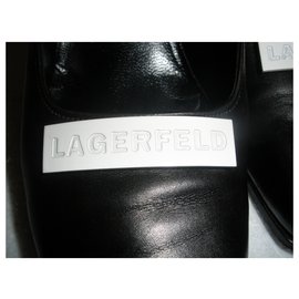 Karl Lagerfeld-Fersen-Schwarz