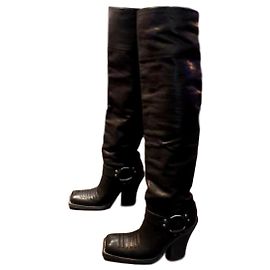 Christian Dior Stivali alti Nero